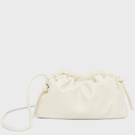 Women's Mansur Gavriel Mini Cloud Clutch Bags Cream | AU M867UO